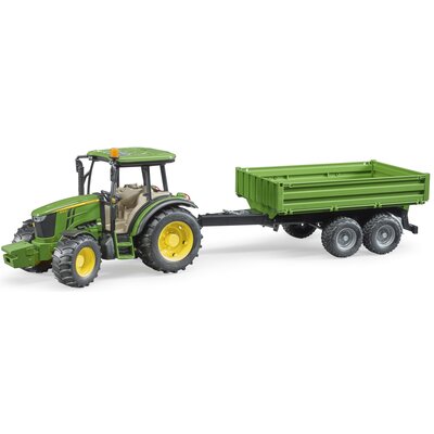 Traktor BRUDER Profi John Deere 5115M z przyczepą wywrotką BR-02108