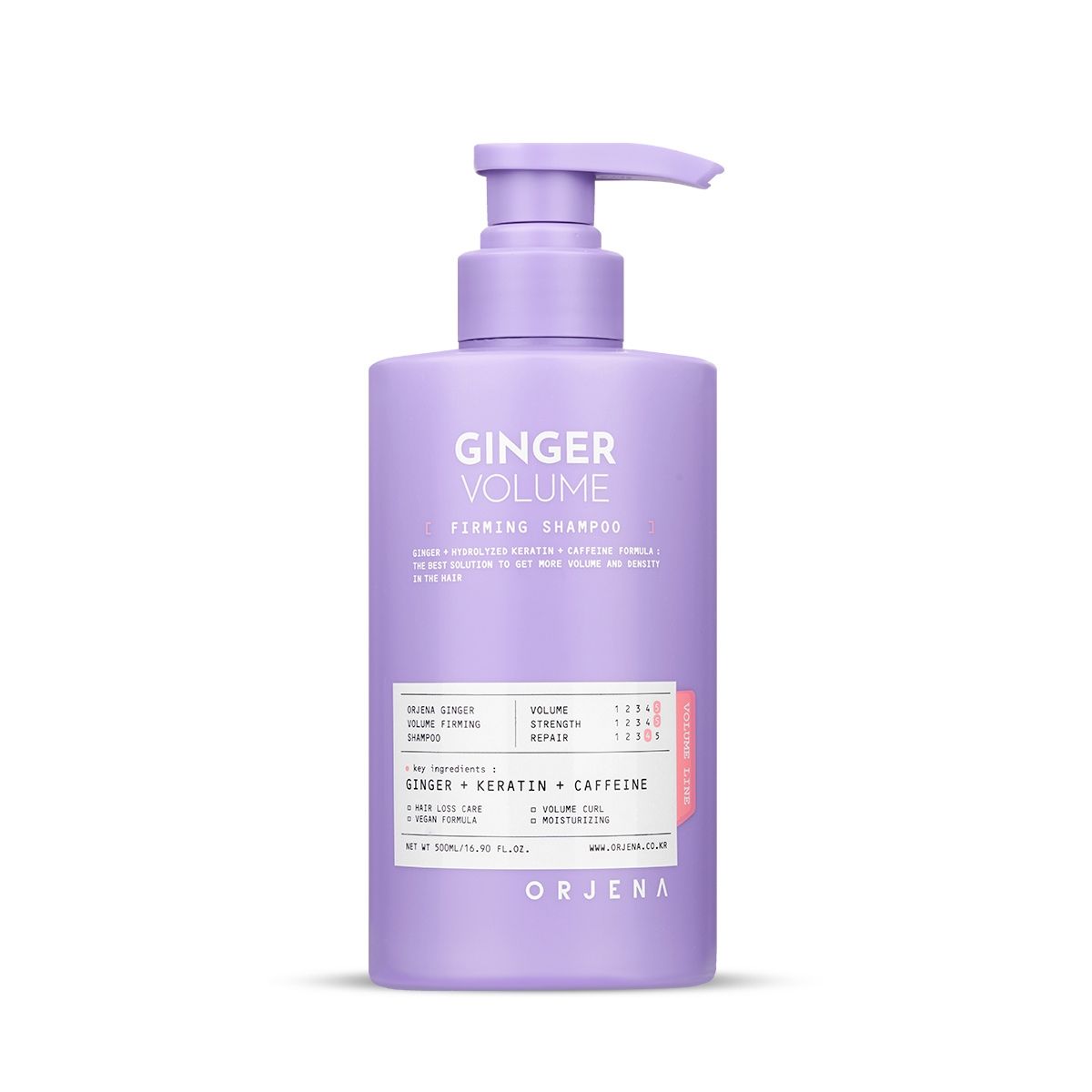 Orjena Ginger Volume Firming szampon do włosów, 500 ml