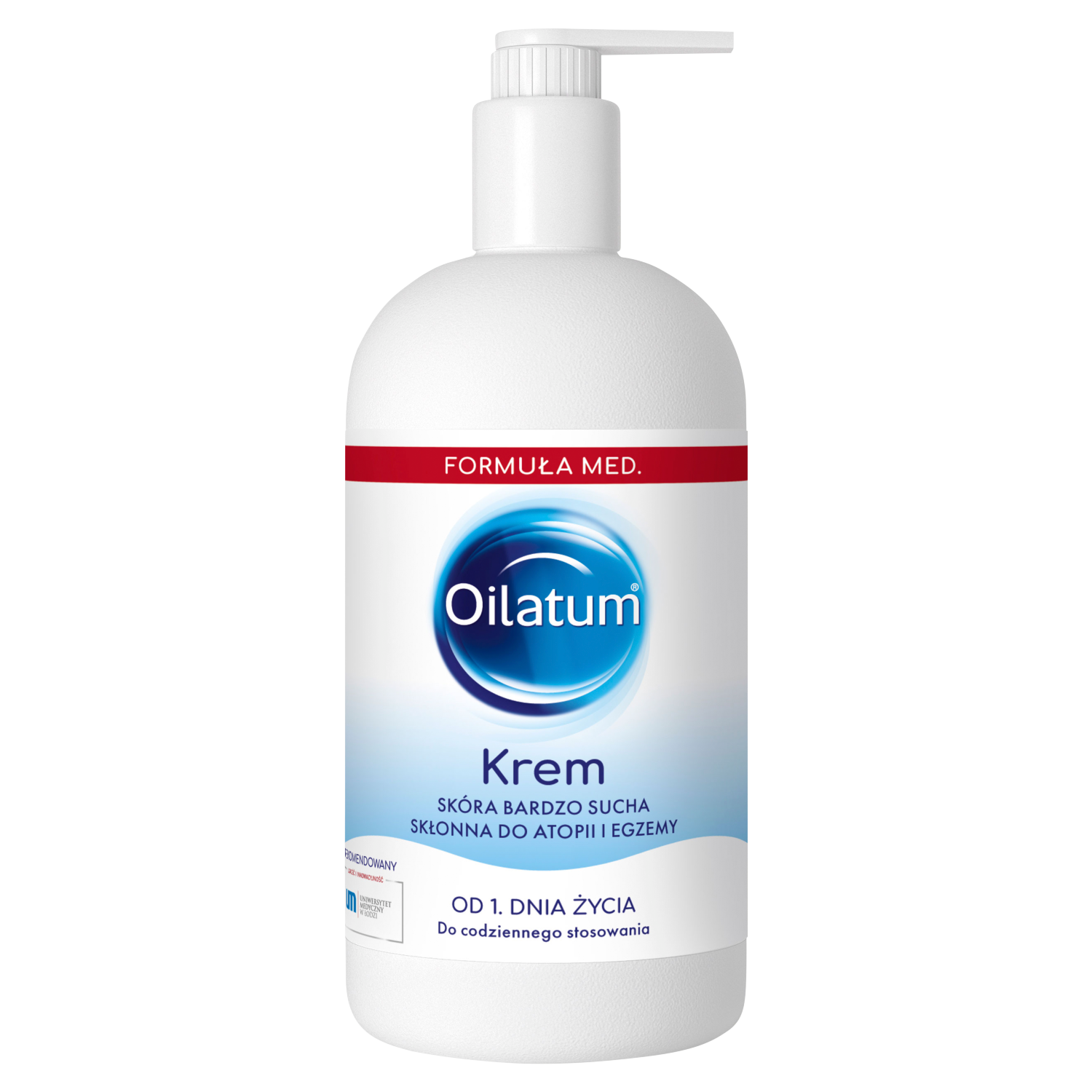 Oilatum Formuła Med nawilżający krem emolient do skóry suchej i atopowej, 300 ml