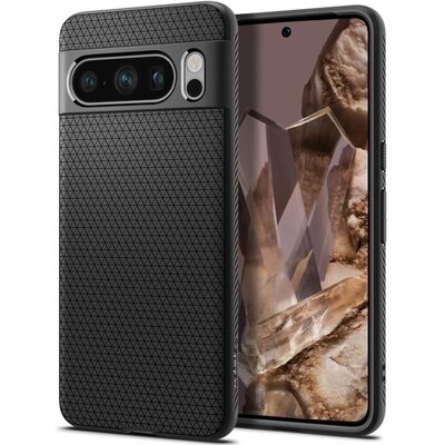 Etui SPIGEN Liquid Air do Google Pixel 8 Pro Czarny-matowy
