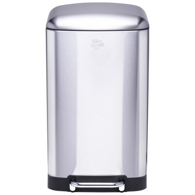 Kosz na śmieci z pedałem DIRT DEVIL E9497 ciche zamykanie, stal nierdzewna 30L Srebrny