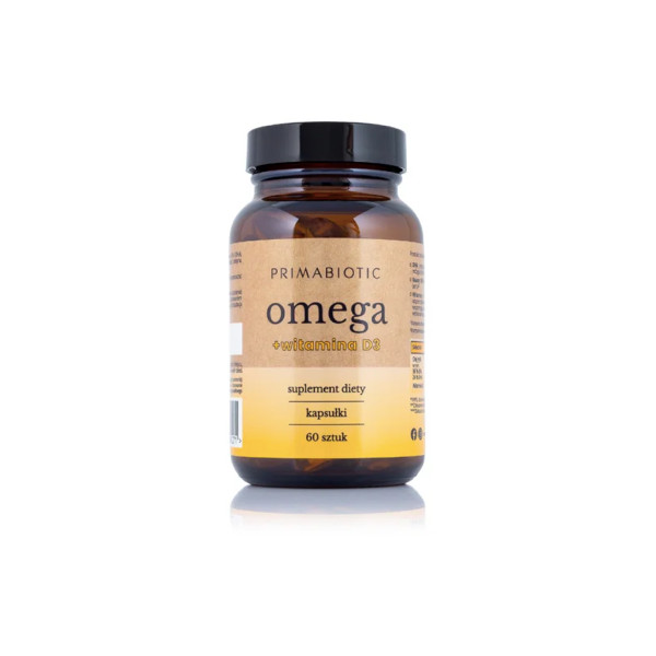 PrimaBiotic Omega 3 + Witamina D3 suplement diety, 60 kaps./1 opak.