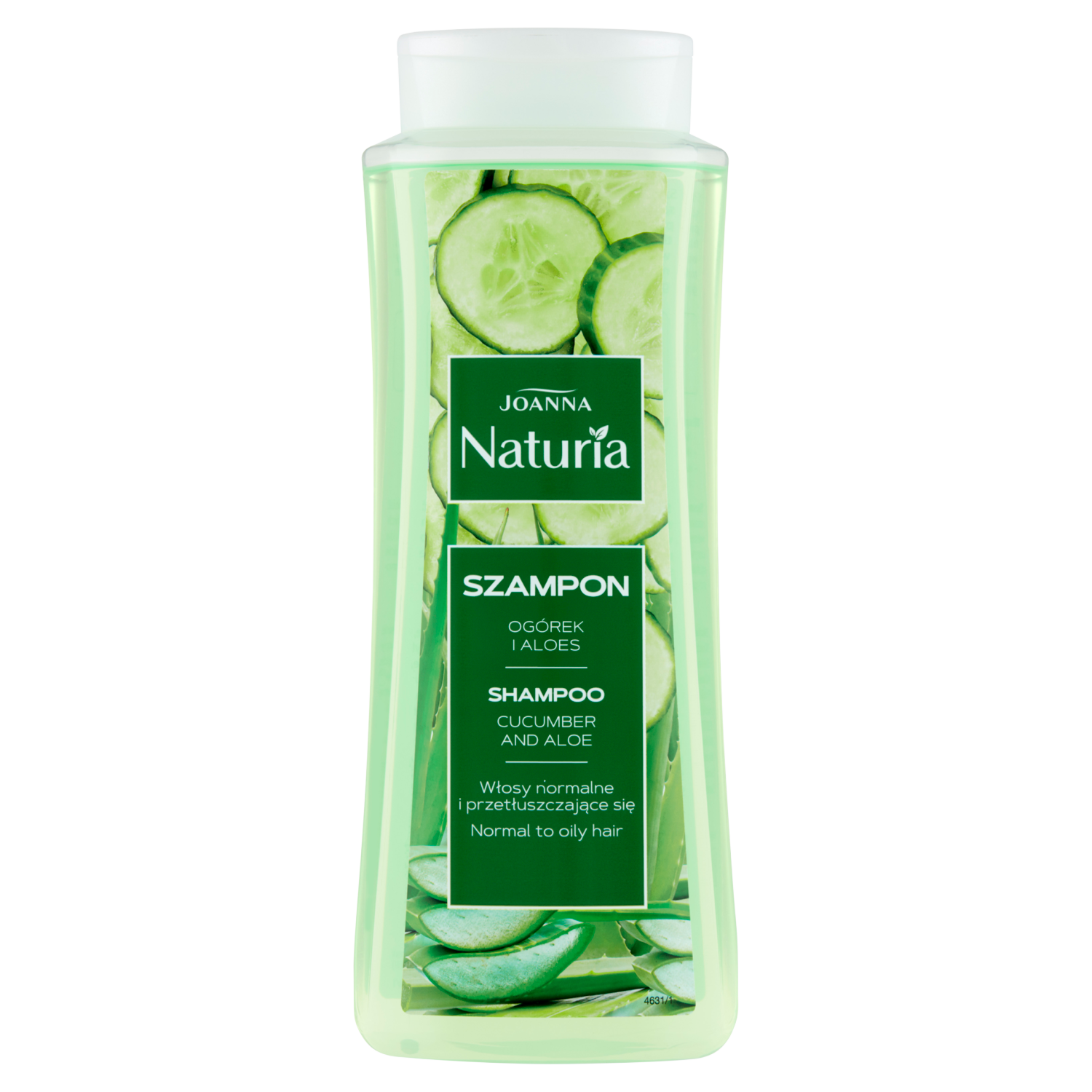 Joanna Naturia szampon do włosów ogórek i aloes, 500 ml