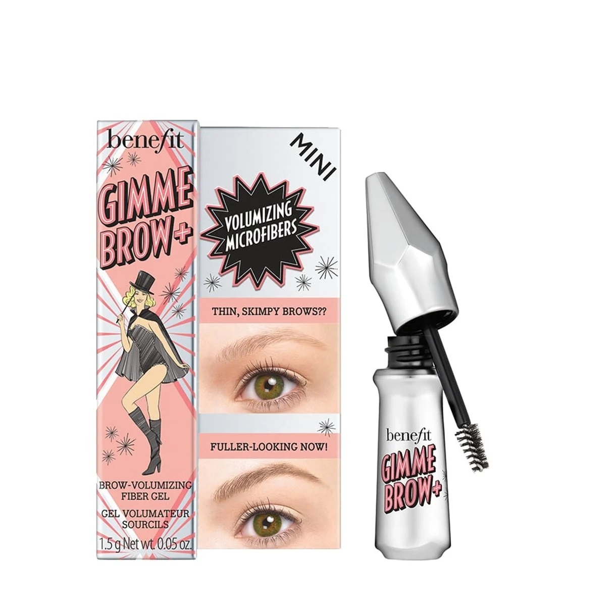 Benefit Gimme Brow+ żel dodający brwiom objętości 1, 1,5 g