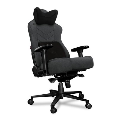 Fotel YUMISU 2053 Ciemnoszaro-czarny