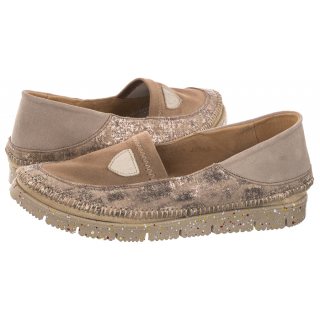 Półbuty Maciejka Beżowe/Złote 05434-10/00-5