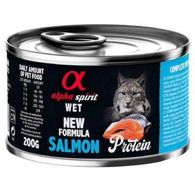 Karma dla kota ALPHA SPIRIT Protein Salmon 200 g