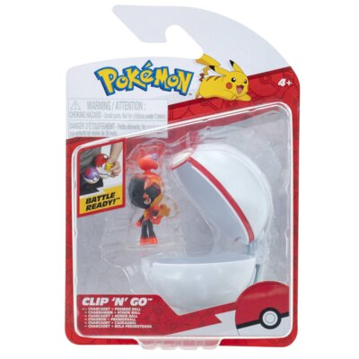 Figurka JAZWARES Pokémon Pokémon Clip 'N' Go Charcadet PKW4148