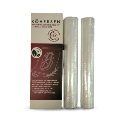 Folia do zgrzewarki KOHERSEN 28 cm (2 sztuki)