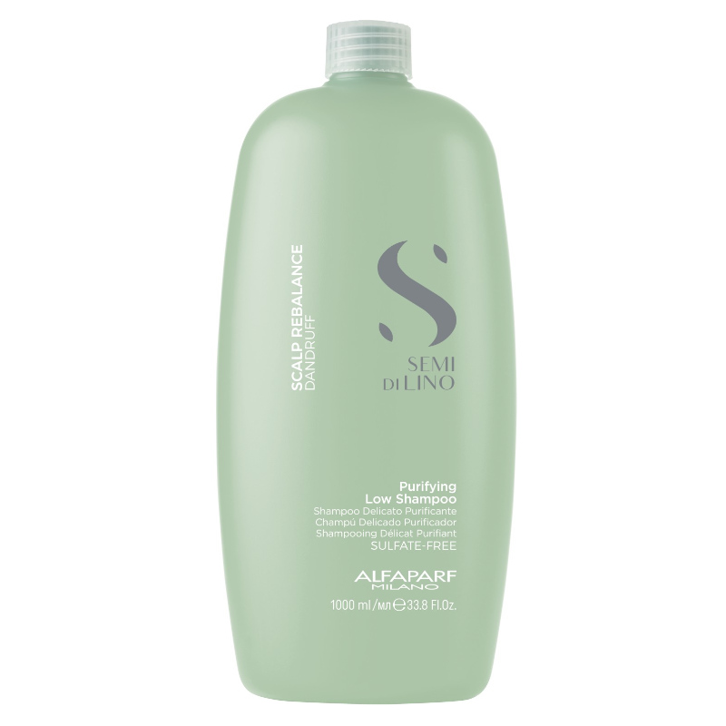 Alfaparf Semi Di Lino Scalp Purifying niskopieniący szampon oczyszczający przeciwłupieżowy, 1000 ml
