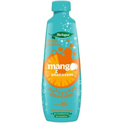 Koncentrat napoju HERBAPOL Mango z ananasem 405 ml