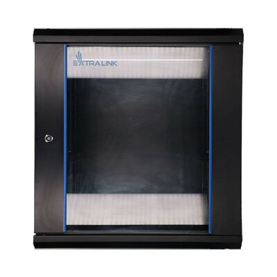 Szafa RACK EXTRALINK 19" 12U EX.7263 600 x 450 mm, Wisząca Czarny