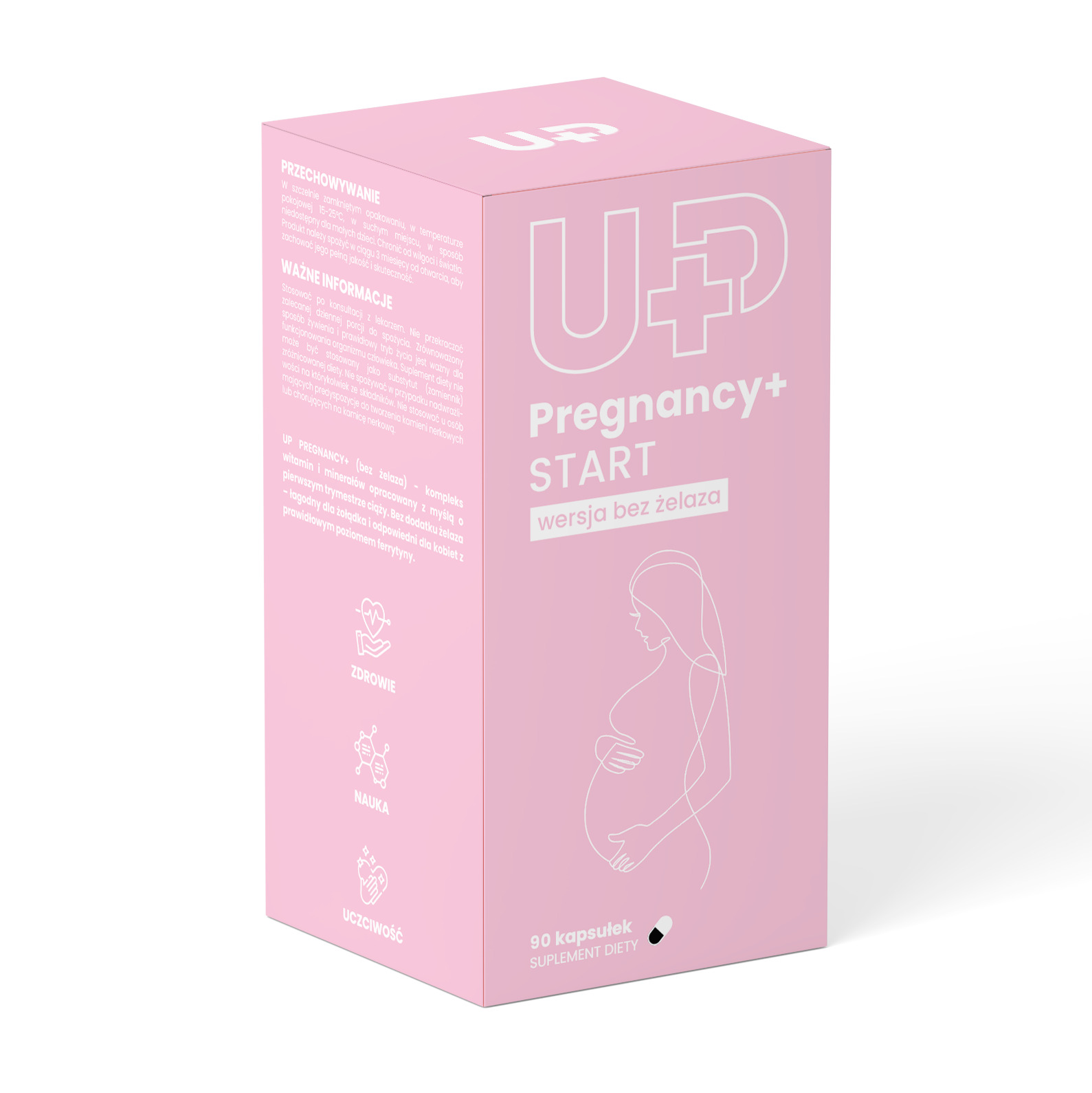 UP Health Pharma suplement diety pregnancy start, 90 kaps./1 opak.
