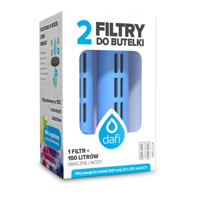 Wkład filtrujący DAFI Soft Niebieski (2 szt.)