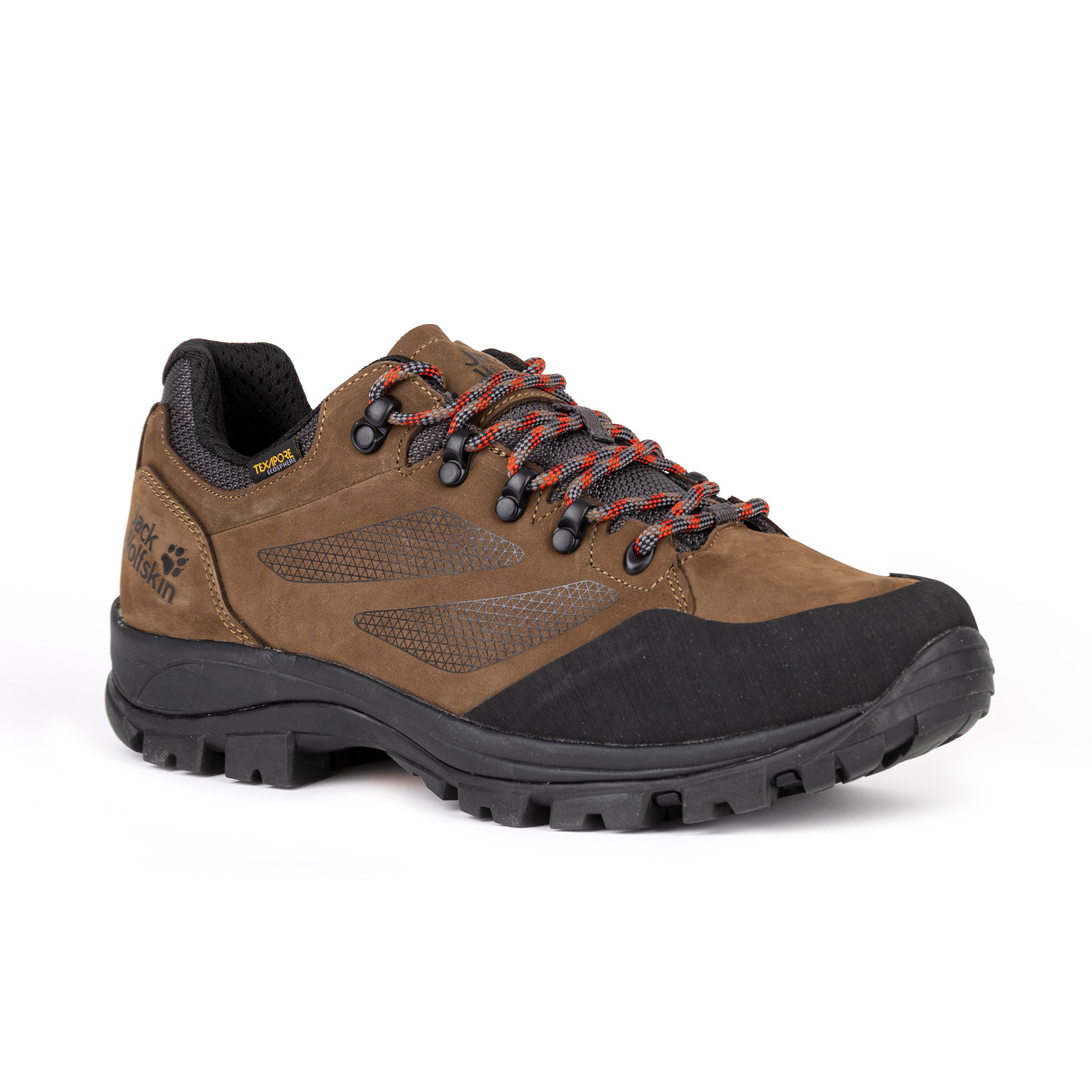 Męskie buty trekkingowe REBELLION TEXAPORE LOW M brown / phantom - 44,5