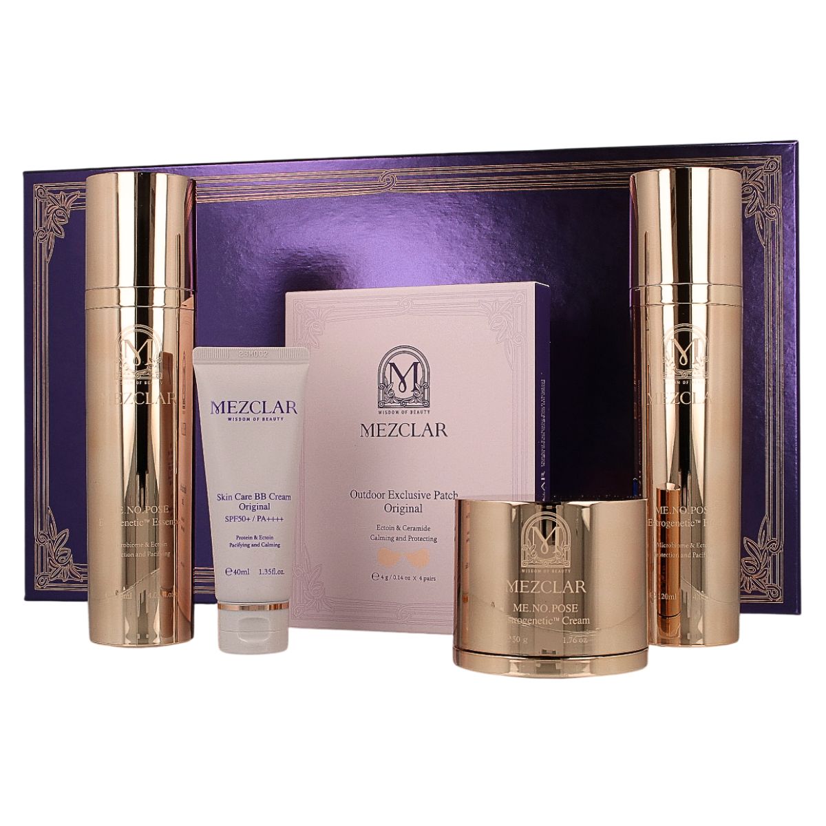 Mezclar Exclusive Prestige Special Set luksusowy zestaw pielęgnacyjny: fluid, 120 ml + esencja, 120 ml + krem, 50 g + krem BB, 40 ml + płatki pielę...