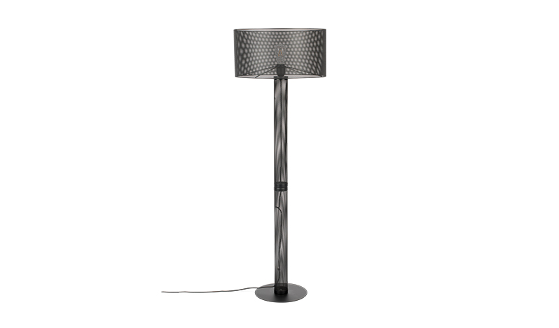 Bold Monkey - Lampa podłogowa SWEET MESH czarna