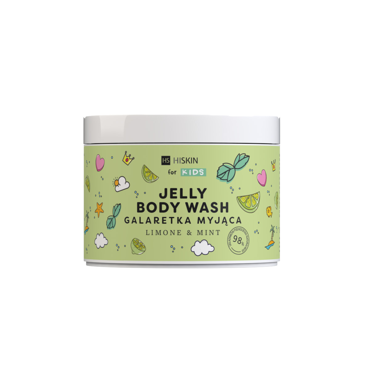 Hiskin For Kids galaretka do mycia dla dzieci, 150 ml