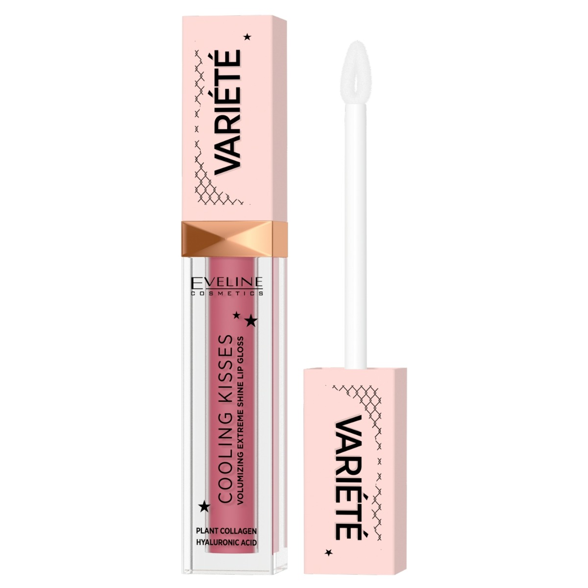 Eveline Cosmetics Variété Błyszczyk zwiększający objętość ust z efektem chłodzącym nr 05, 6,8 ml