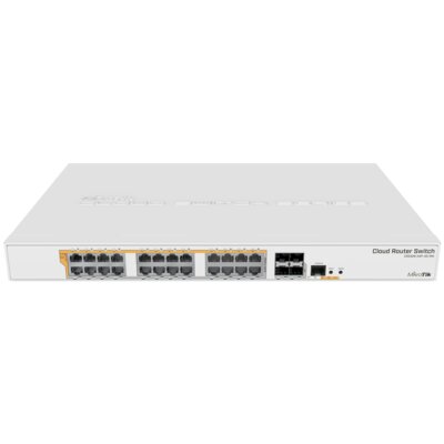 Switch MIKROTIK CRS328-24P-4S+RM Gigabit Ethernet, 28 portów, Funkcja PoE, Zarządzalny