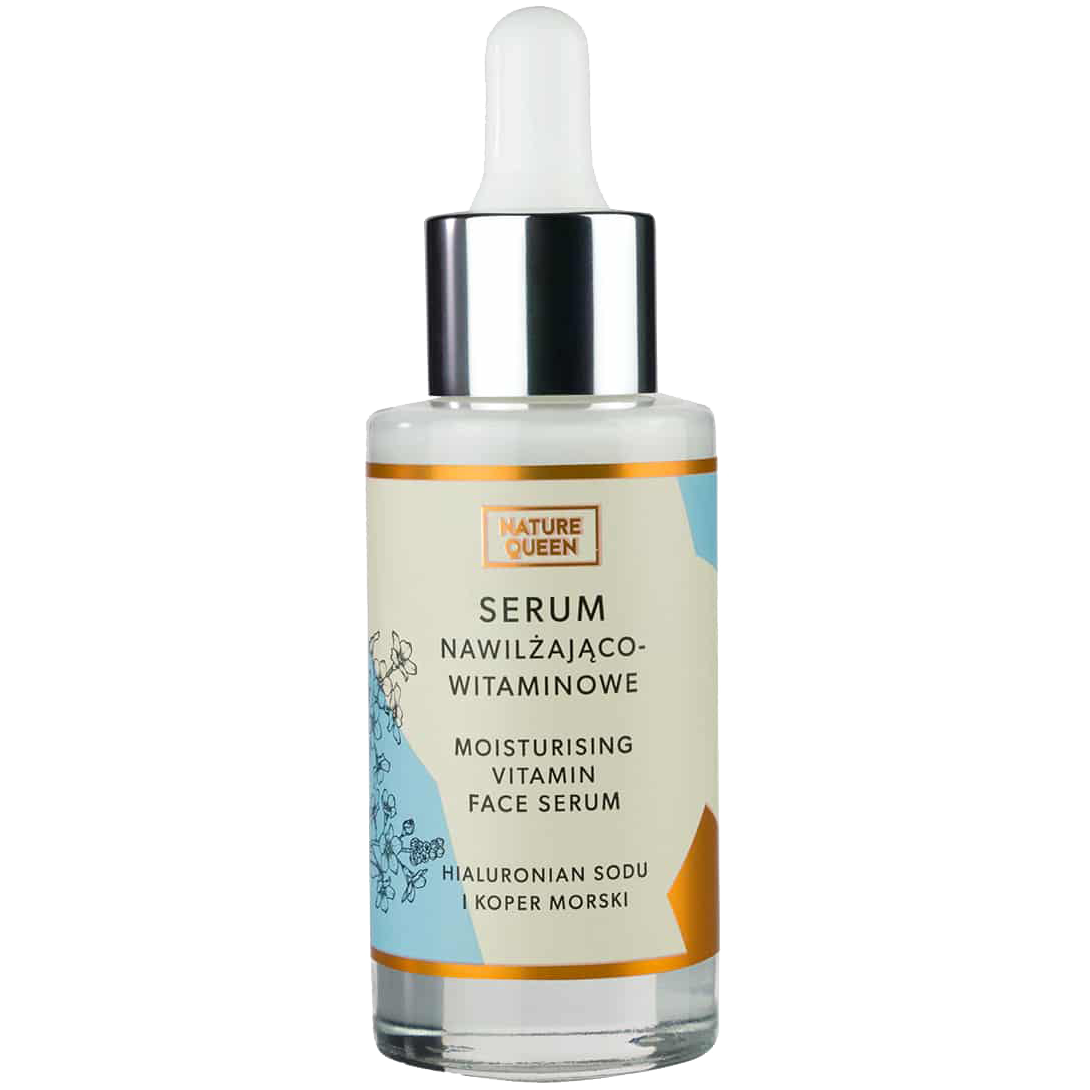 Nature Queen serum nawilżająco witaminowe do twarzy, 30 ml