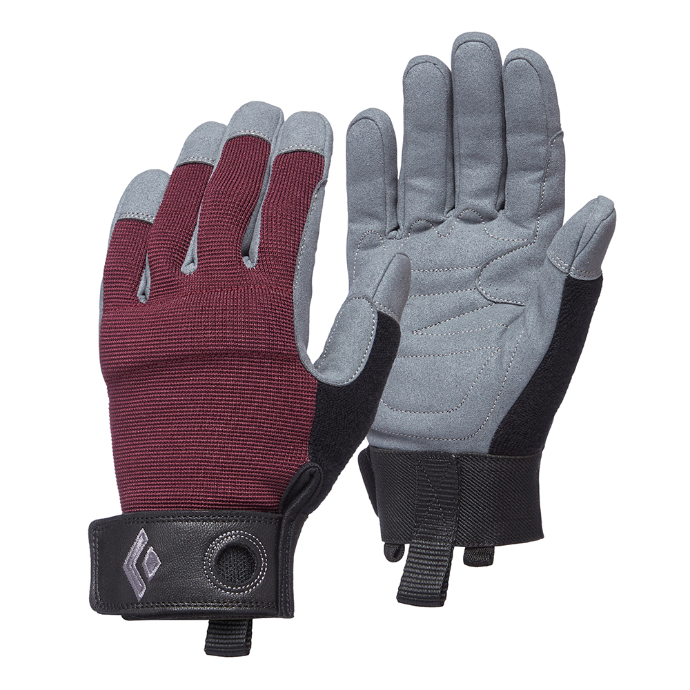 Damskie rękawice wspinaczkowe Black Diamond Women's Crag Glove bordeaux - M