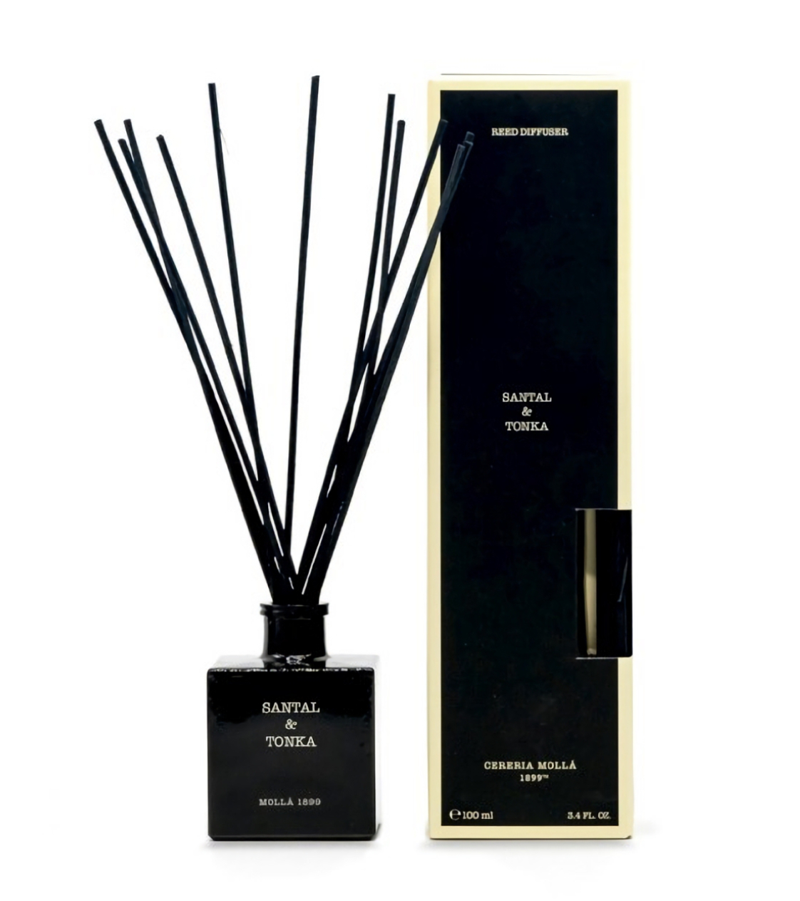 Cereria Molla - Dyfuzor Premium Reed 100 ml Santal & Tonka