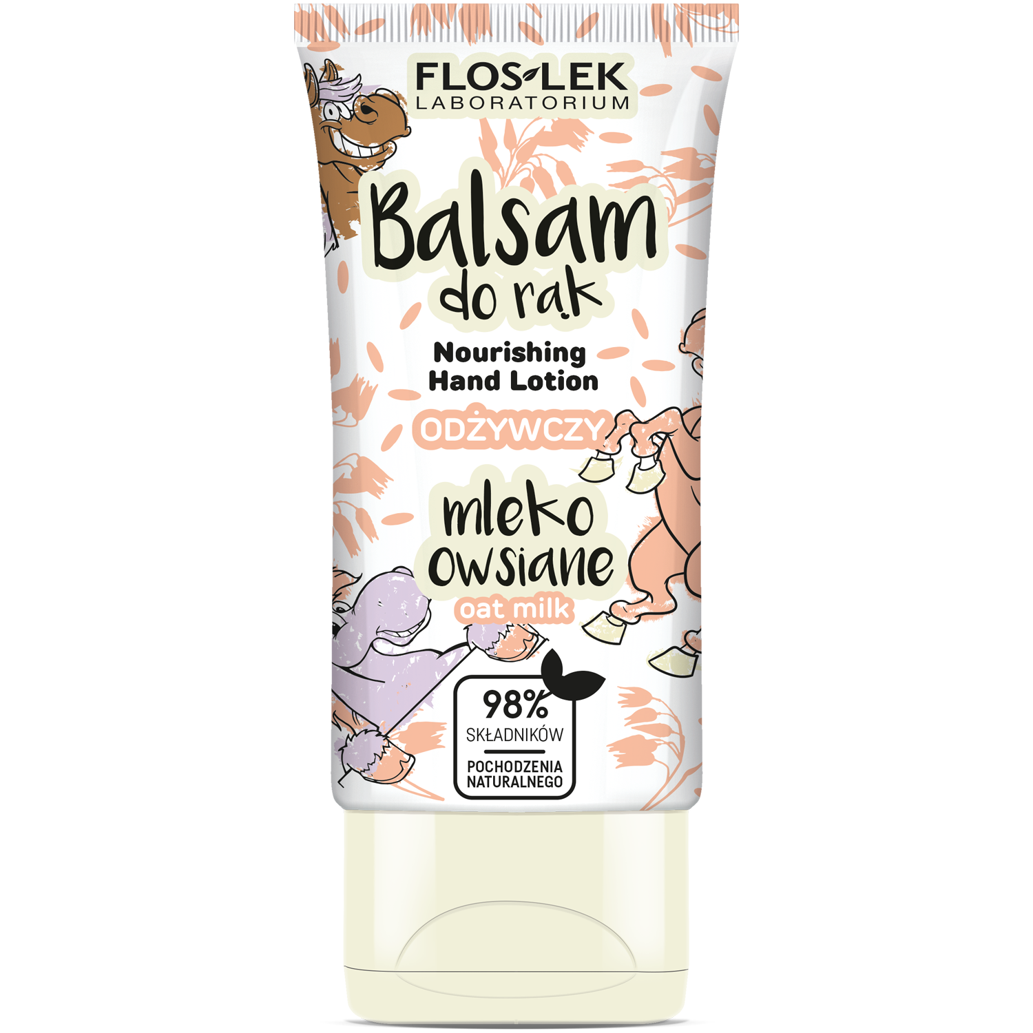 Floslek balsam do rąk mleczko owsiane, 40 ml