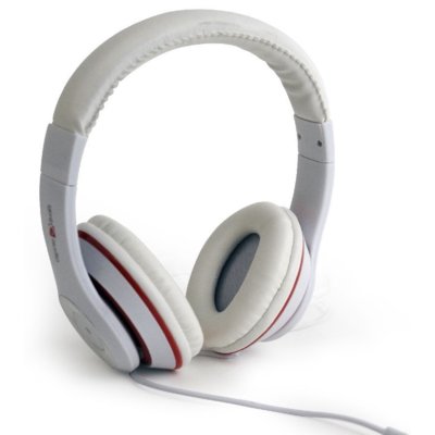 Słuchawki GEMBIRD MHS-LAX-W Nauszne Biały