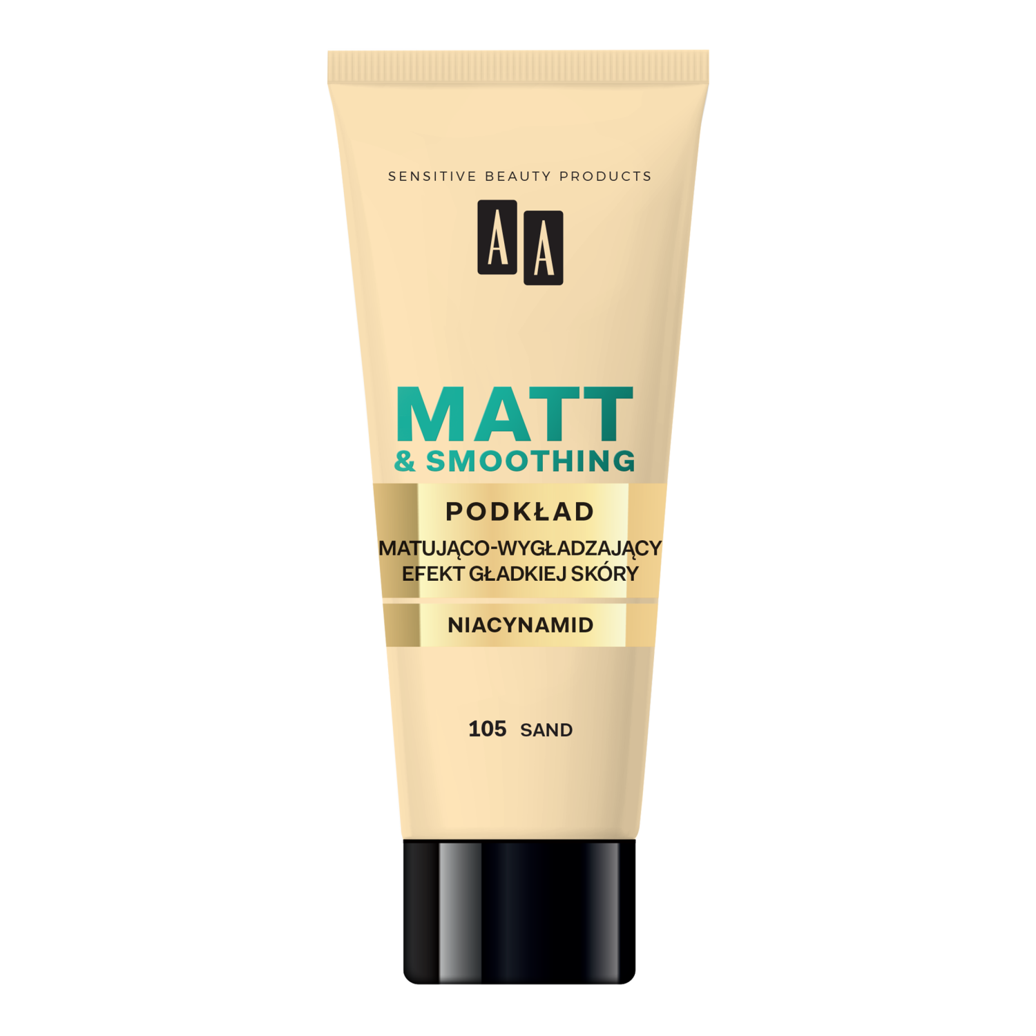 AA Matt & Smoothing matująco-wygładzający podkład do twarzy sand 105, 30 ml