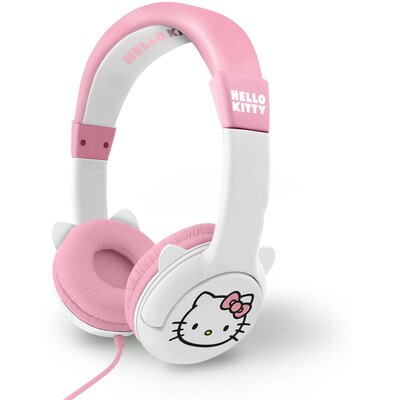 Słuchawki nauszne OTL Kids Hello Kitty Biało-różowy