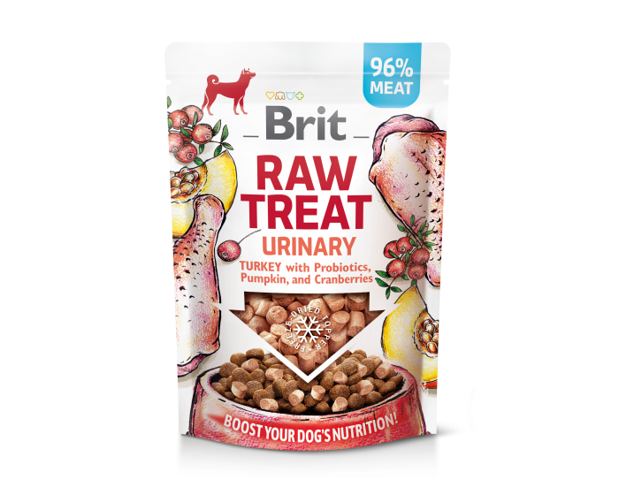 Brit Smaczki psa raw treat urinary turkey 40g