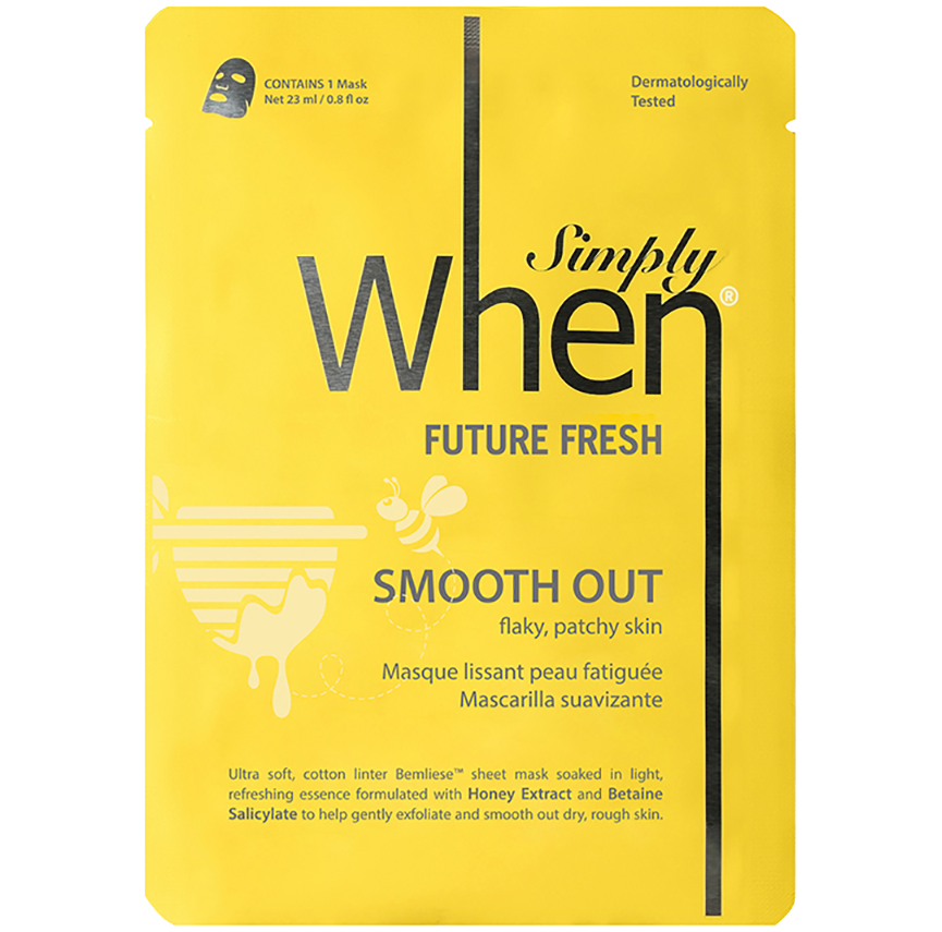 When Simply Smooth Out koreańska maska wygładzająca do twarzy, 23 ml