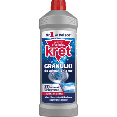 Granulki udrażniające do rur KRET 0.80 kg