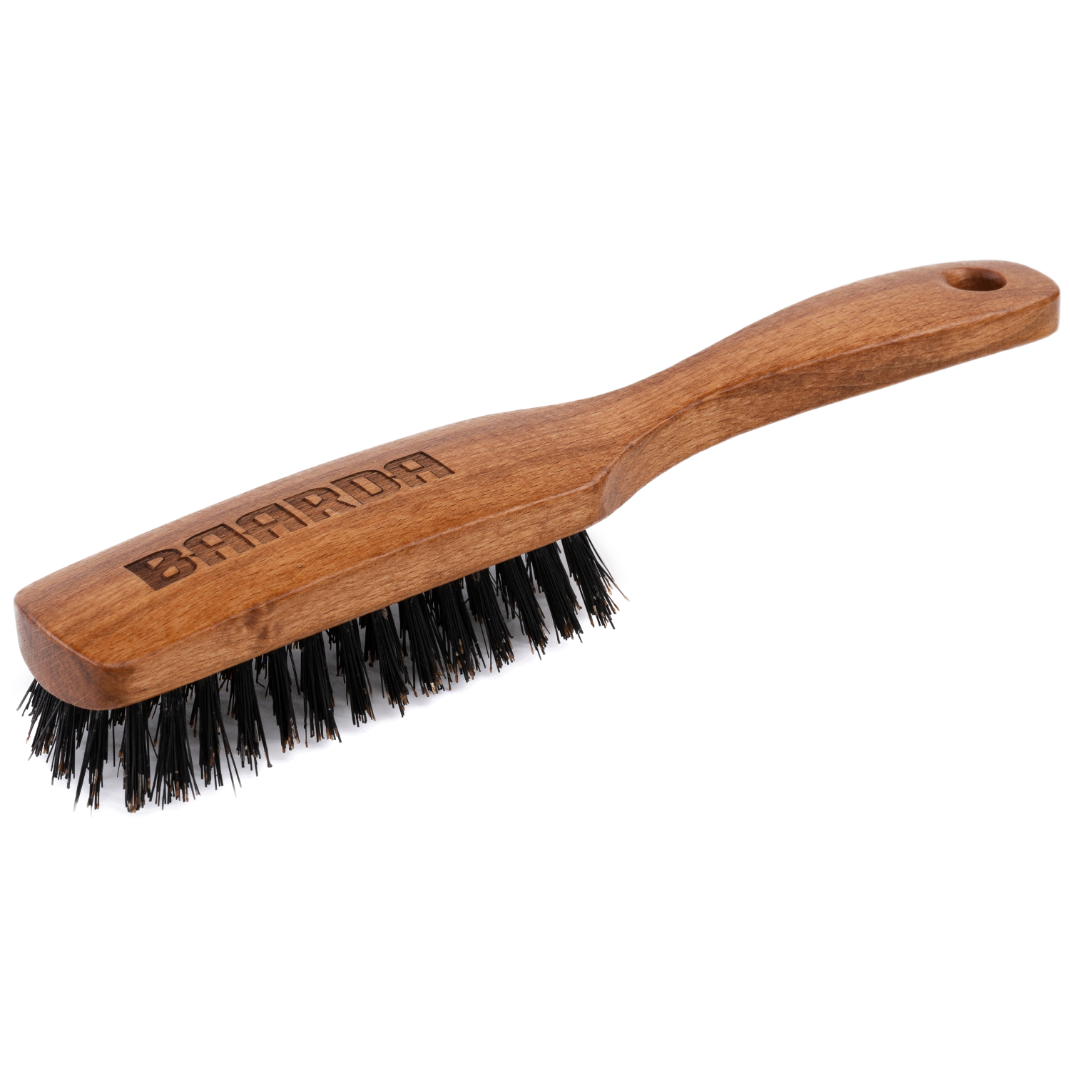 Baarda Trend naturalna szczotka do brody i włosów ze szczeciną dzika, 1 szt.