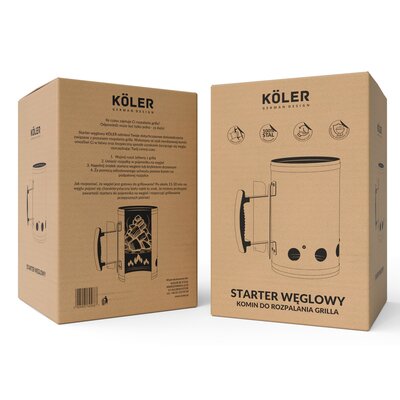Komin do rozpalania grilla KOLER KRA34