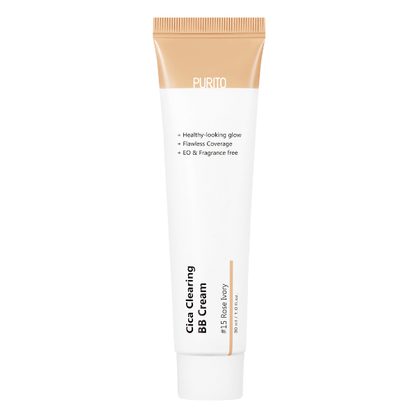 Purito Cica Clearing regenerujący krem BB z wąkrotą azjatycką #15 Rose Ivory, 30 ml