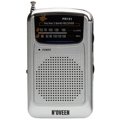 Radio NOVEEN PR151 Analogowe Przenośne Srebrny