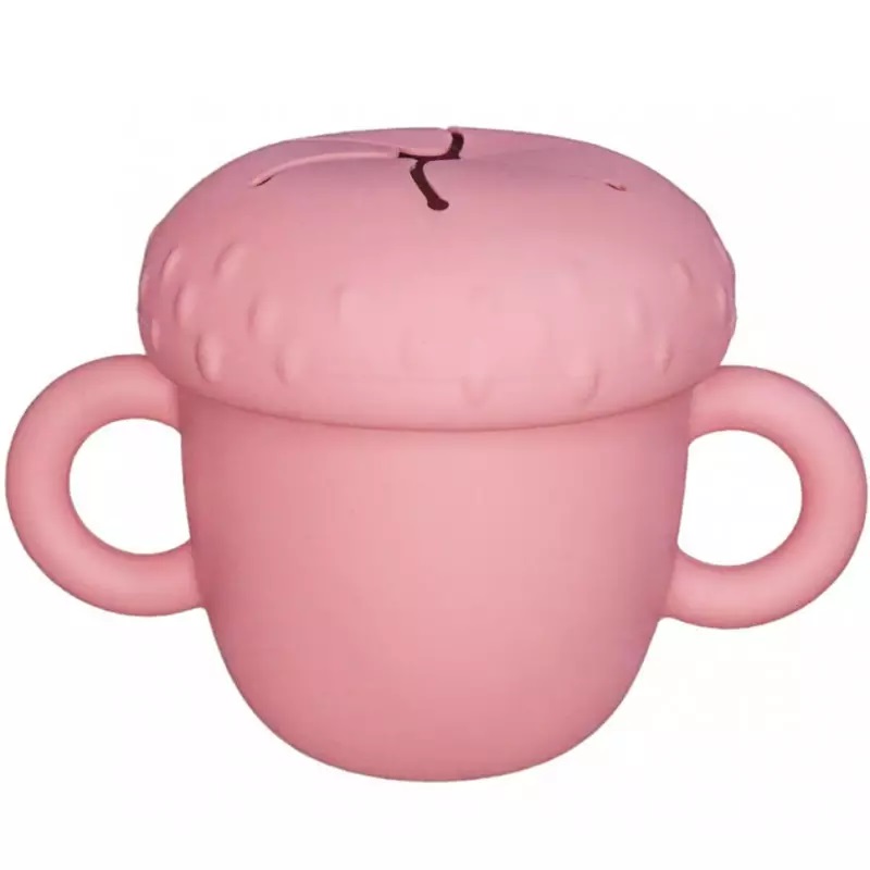 MyRoys silikonowy kubeczek na przekąski Różowy, 1 szt.