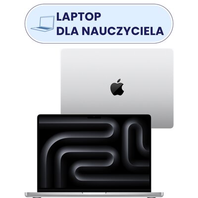Laptop APPLE MacBook Pro 2023 14" Retina M3 Pro 18GB RAM 1TB SSD macOS Srebrny