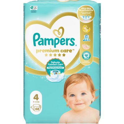 Pieluchy PAMPERS Premium Care 4 (68 szt.)