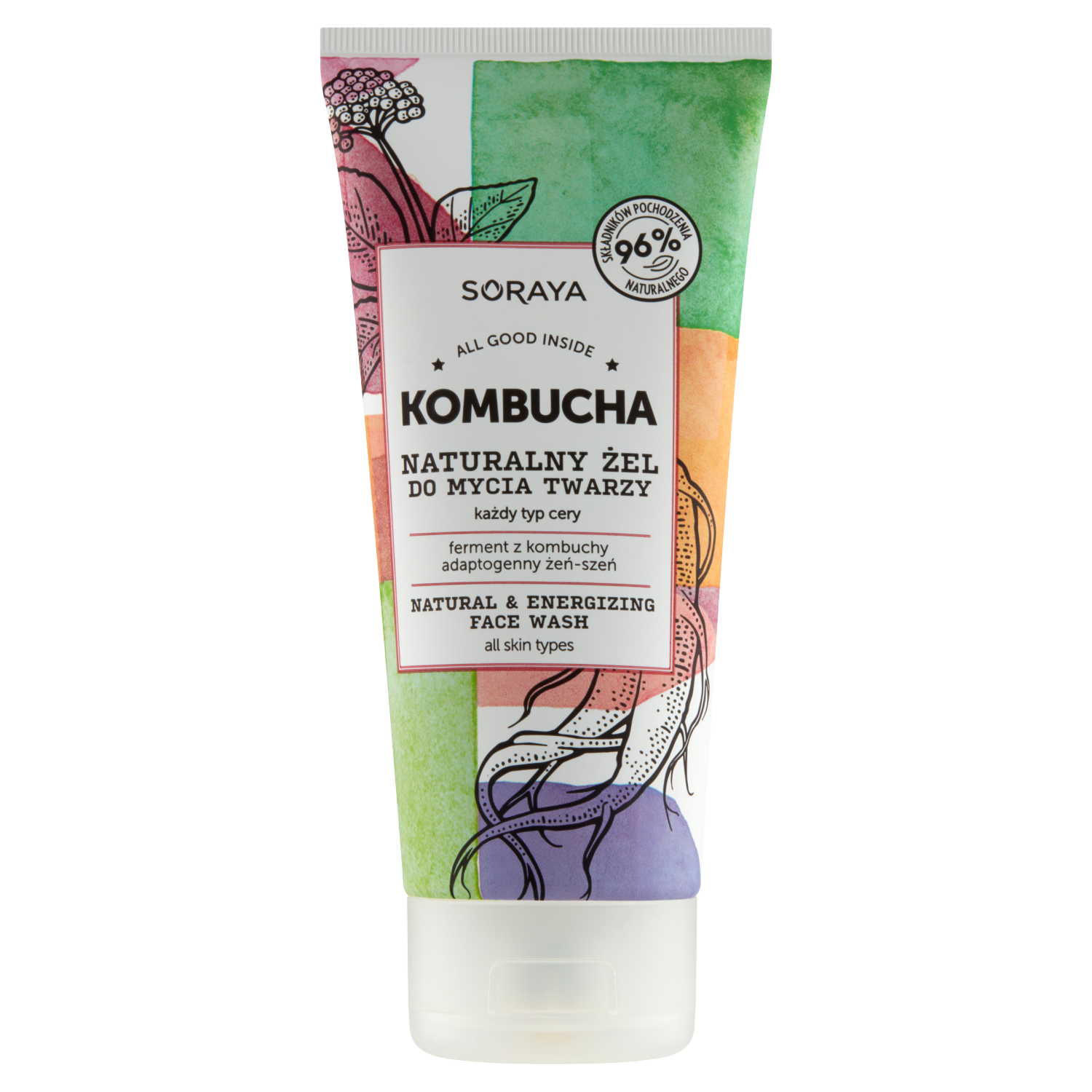 Soraya Kombucha żel do mycia twarzy, 150 ml