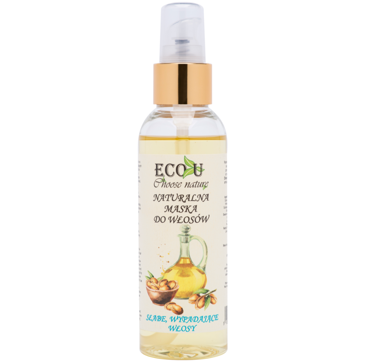 Ecou Choose Nature naturalna maska do włosów słabych i wypadających, 125 ml