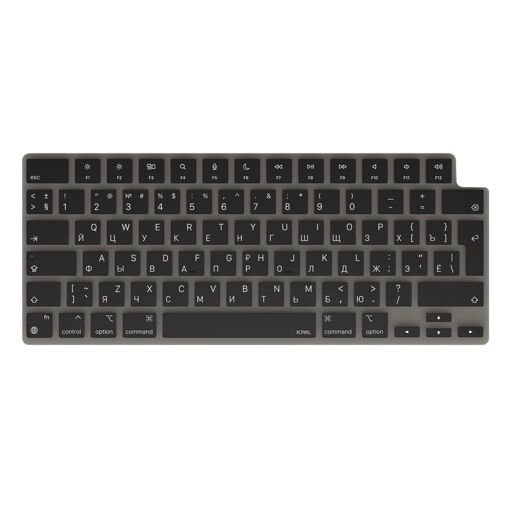JCPal VerSkin Protector KeyBoard Layout Ukrainian/Russian - nakładka na klawiaturę MBA 13(M2,2022)/Pro14/16(M1,2021/M2,2023)/ Air15"(M2,2023)