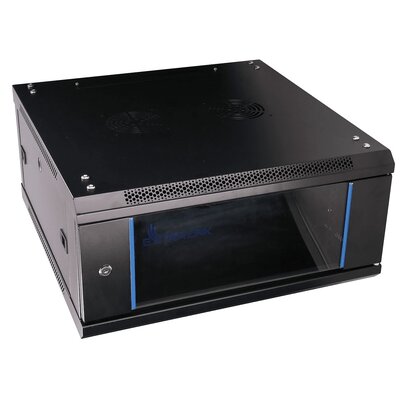 Szafa RACK EXTRALINK 19" 4U EX.2893 600 x 600 mm, Wisząca Czarny