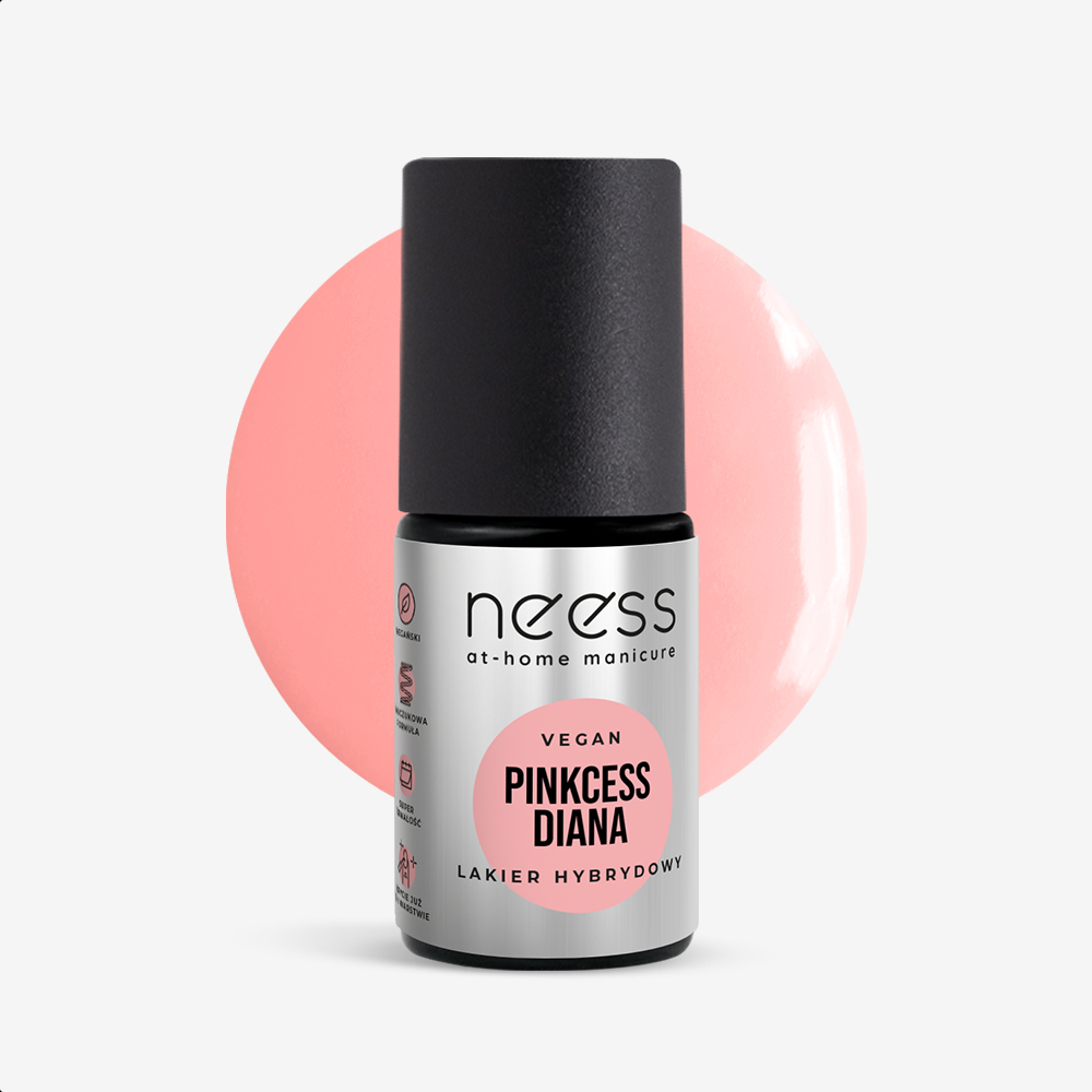Neess Sorry I'm a Lady lakier hybrydowy do paznokci pinkces diana, 4 ml
