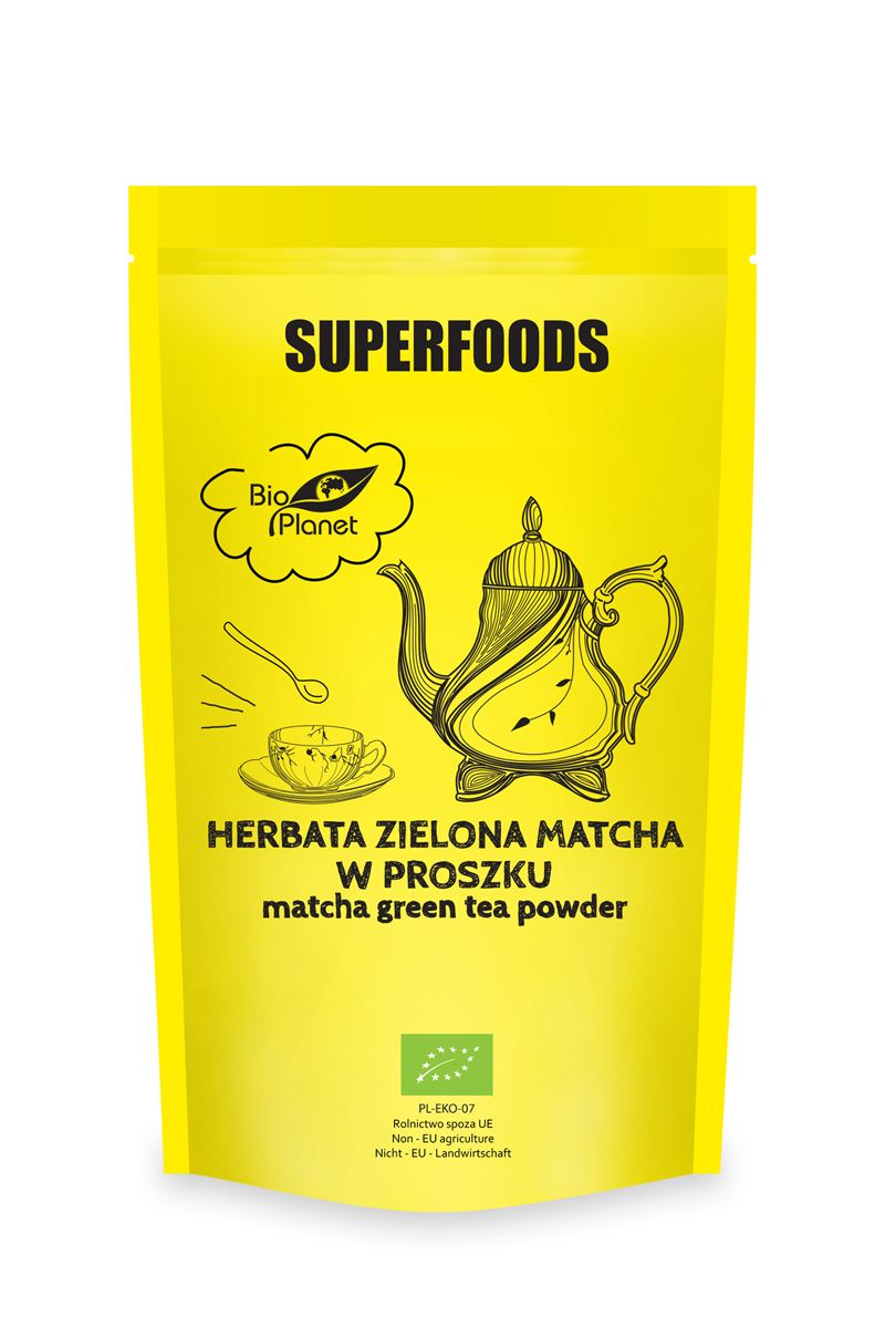 Herbata zielona Matcha w proszku BIO 100g BIO PLANET (Bio Planet)