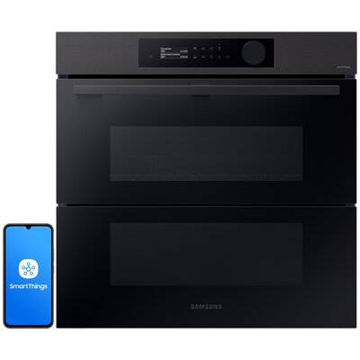 Piekarnik SAMSUNG NV7B57508AB Dual Cook Flex Elektryczny Parowy Grafitowy Matowy A+