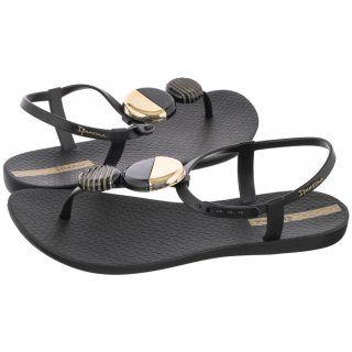 Japonki Ipanema Ella Fem 26393/20576 Black/Gold