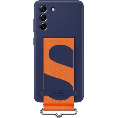 Etui SAMSUNG Silicone Cover Strap do Galaxy S21 FE EF-GG990TNEGWW Granatowy